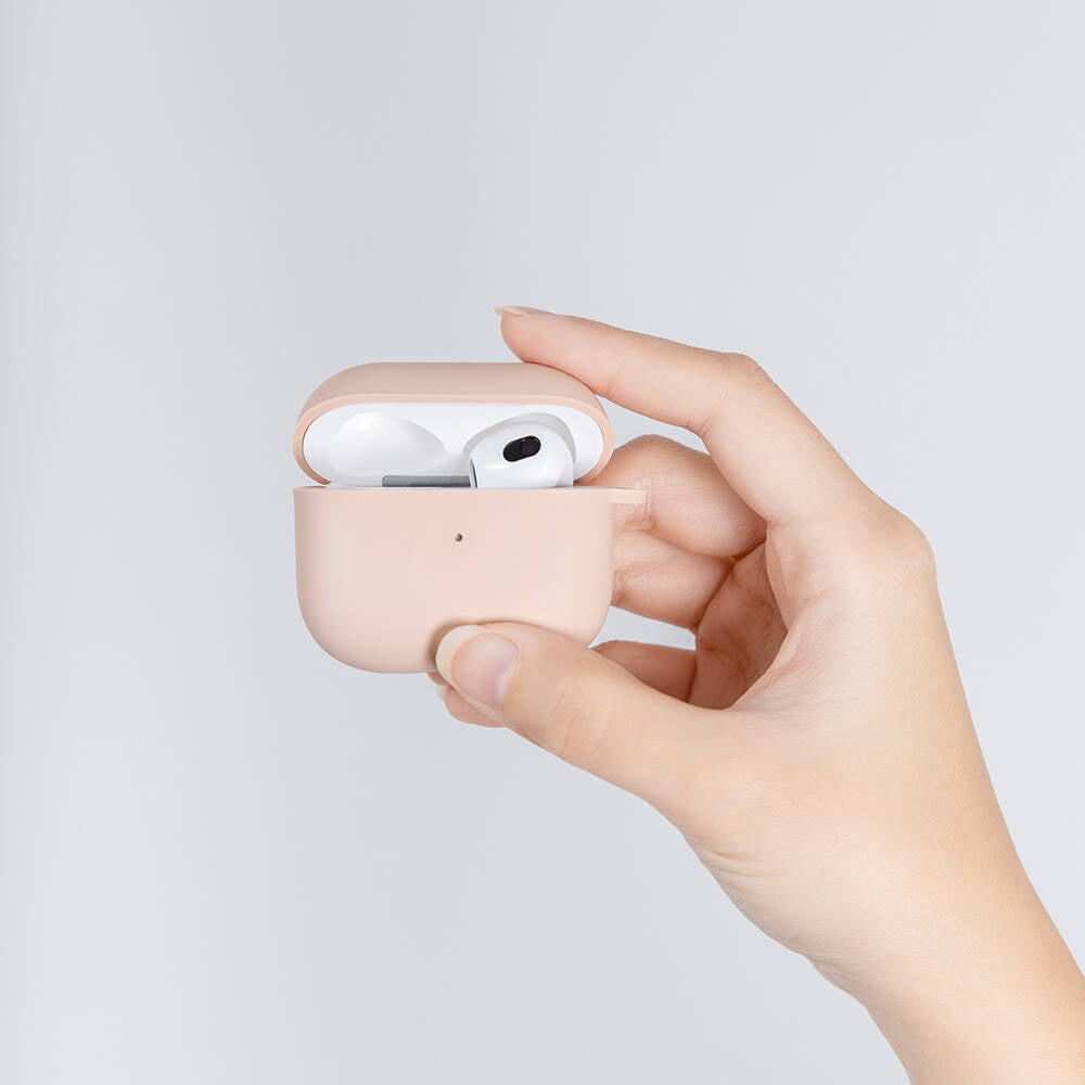 Airpods 3. Nesil Kılıf Yumuşak Dokunuşlu Likit Silikon Tasarımlı Lisanslı Switcheasy Skin Kılıf Yeşil