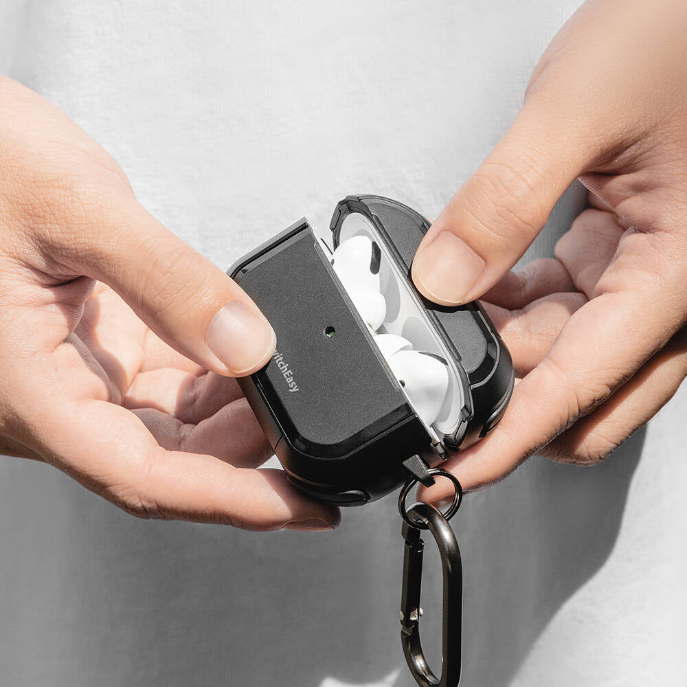 Airpods Pro 2 Kılıf Airbag Korumalı Ultra Sağlam Lisanslı Switcheasy Defender Kılıf Mavi