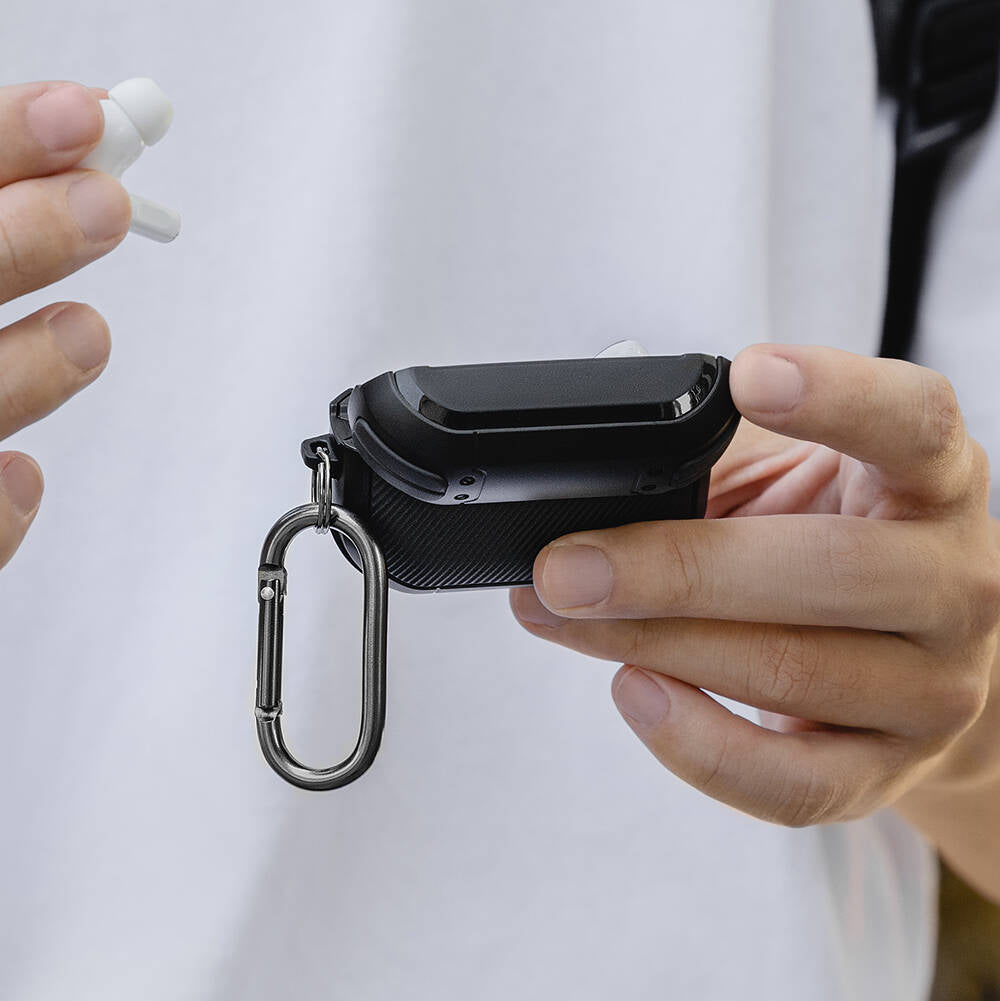 Airpods Pro 2 Kılıf Airbag Korumalı Ultra Sağlam Lisanslı Switcheasy Defender Kılıf Mavi