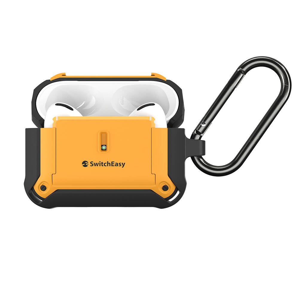 Airpods Pro 2 Kılıf Askılı Sağlam Tasarımlı Lisanslı Switcheasy Guardian Kılıf Gri