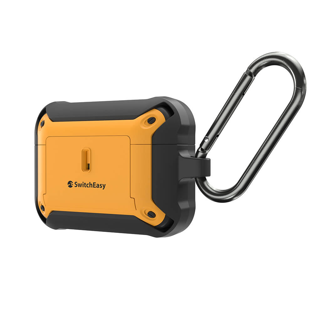 Airpods Pro 2 Kılıf Askılı Sağlam Tasarımlı Lisanslı Switcheasy Guardian Kılıf Siyah