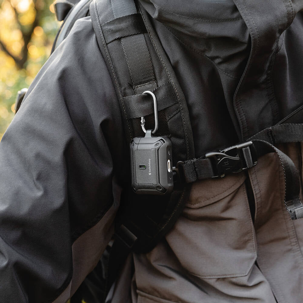 Airpods Pro 2 Kılıf Askılı Sağlam Tasarımlı Lisanslı Switcheasy Guardian Kılıf Sarı