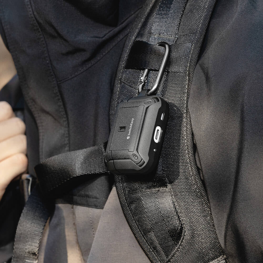 Airpods Pro 2 Kılıf Askılı Sağlam Tasarımlı Lisanslı Switcheasy Guardian Kılıf Sarı