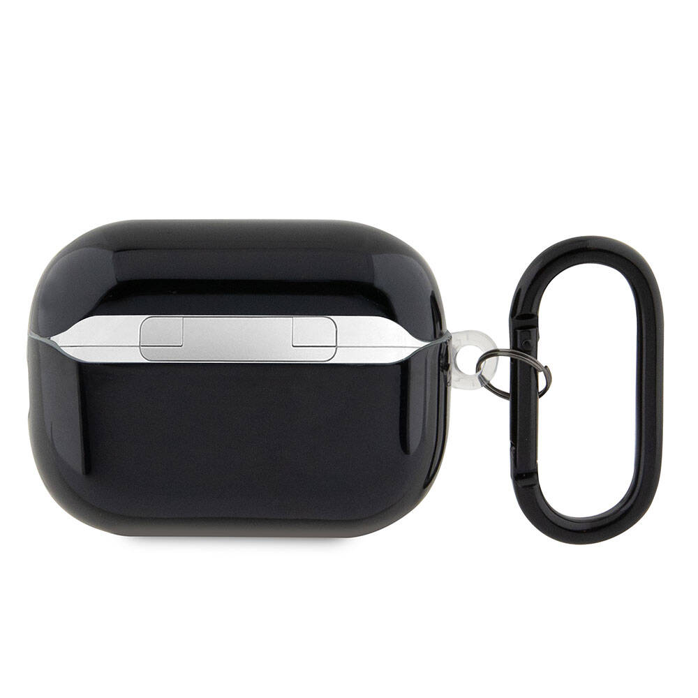 Airpods Pro 2 Kılıf BMW Orjinal Lisanslı Çoklu Renkli Çizgili Çift IMD Baskı Logolu Kılıf Siyah