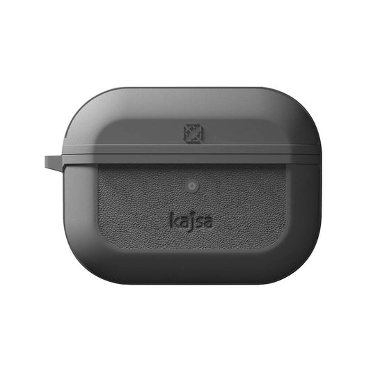 Airpods Pro 2 Kılıf Kajsa Luxe Collection Kablosuz Şarj Uyumlu Kılıf Gri