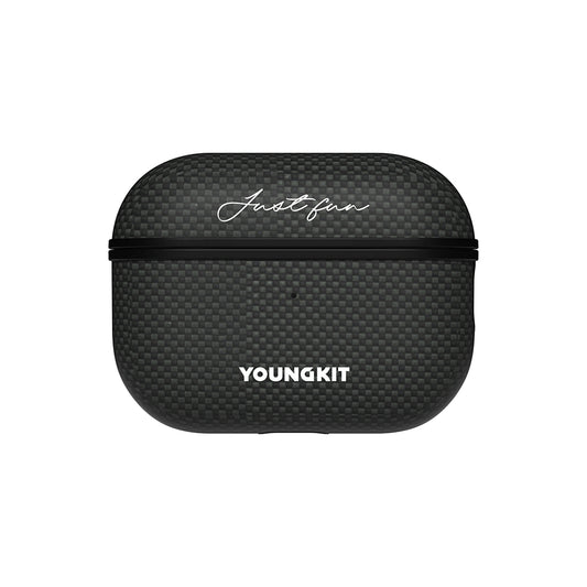 Apple Airpods Pro 2 Kılıf M-safe Şarj Özellikli Aramid Fiber Youngkit 1500D Kevlar Extreme Wing Serisi Kapak