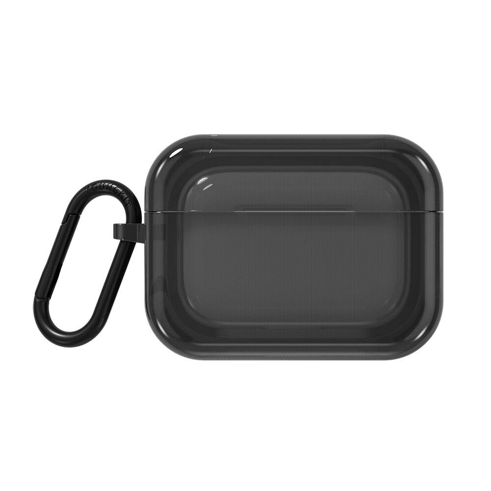 Airpods Pro 2 Kılıf Saydam Jelly Tasarımlı Youngkit Candy Serisi Kılıf Siyah