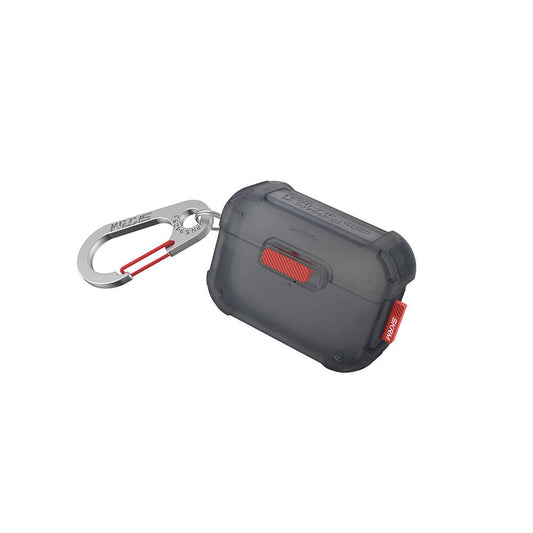AirPods Pro 2 Kılıf SkinArma Magnetik Kilitli Airbagli Tasarım Mecha Kılıf Transparan Füme