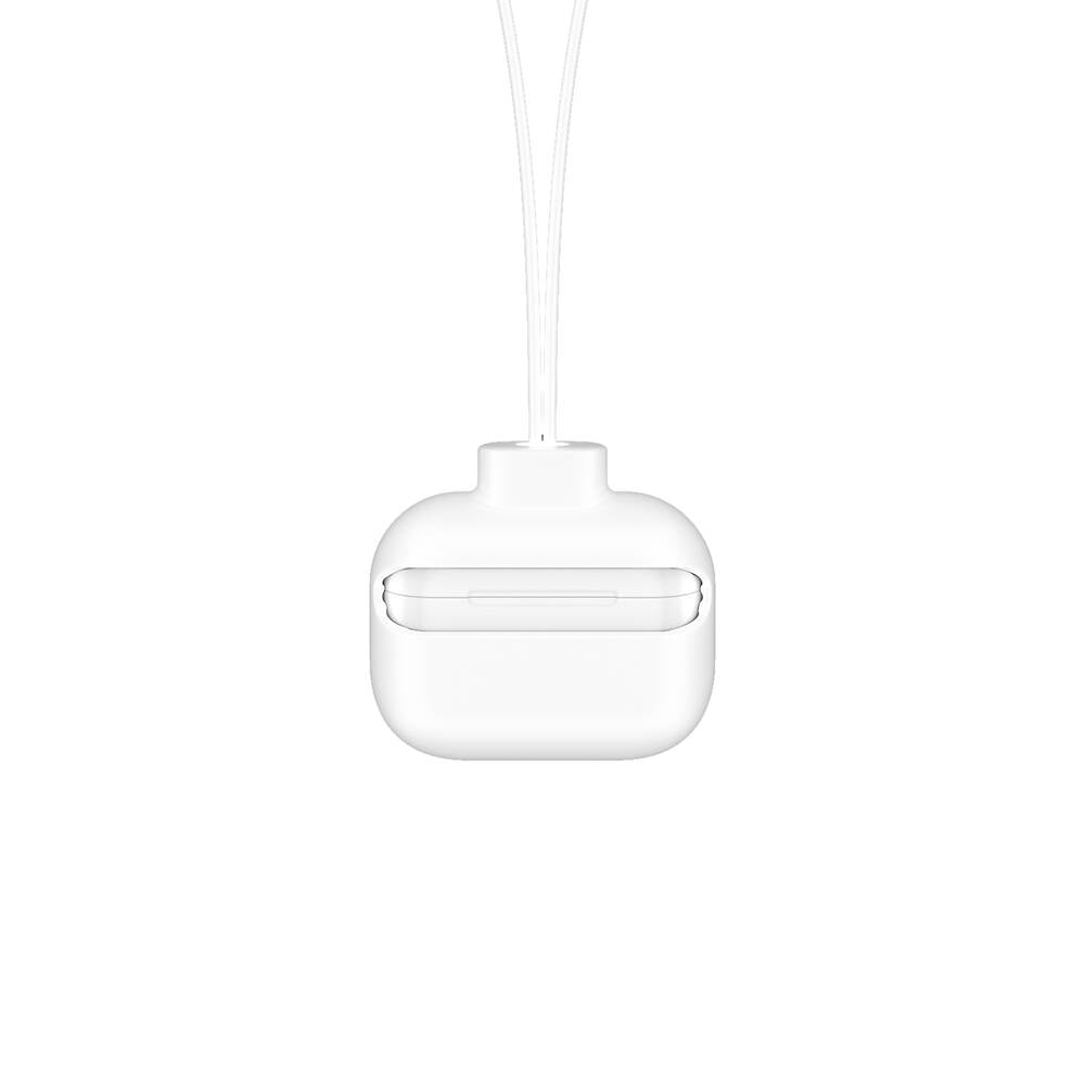 Airpods Pro Kılıf Boyun Askılı Jelly Bean Tasarımlı Lisanslı Switcheasy ColorBuddy Kılıf Siyah
