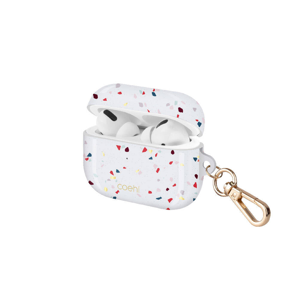 Airpods Pro Kılıf Mozaik Desenli Coehl Terrazzo Kılıf Pembe