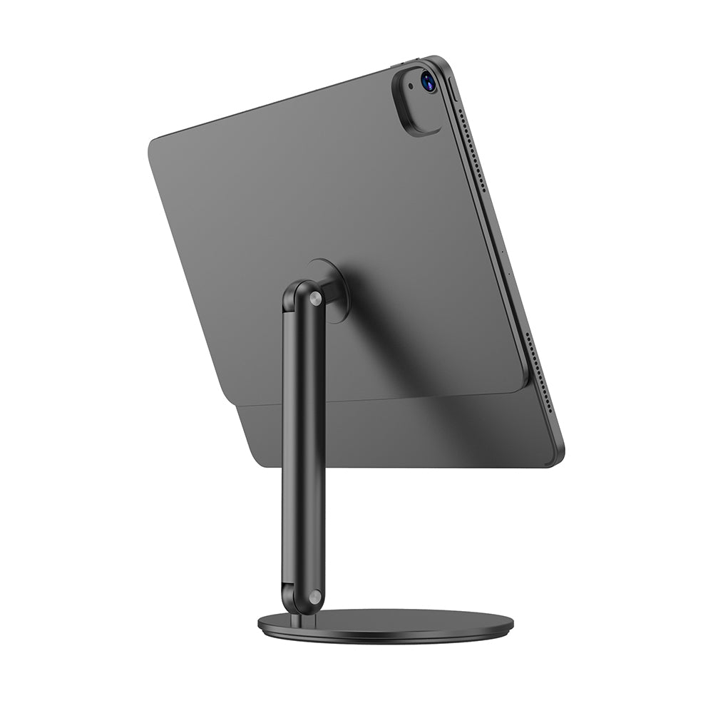 Apple iPad Air 10.9 2020 (4.Nesil) Wiwu ZM-310 360 Derece Dönebilen Magnetik Başlıklı Tablet Standı Gri
