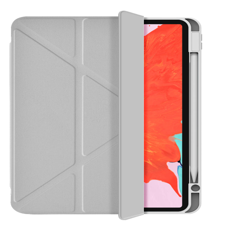 Apple iPad Air 10.9 2022 (5.Nesil) Wiwu 360° Dönebilen Standlı Magnetik Koruyucu Tablet Kılıfı