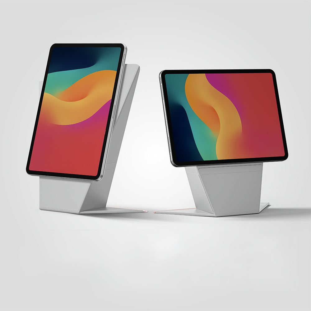 iPad Air 11 2024 Amazingthing Matte Pro Mag Folio Katlanabilir Magnetik Standlı Kılıf Siyah