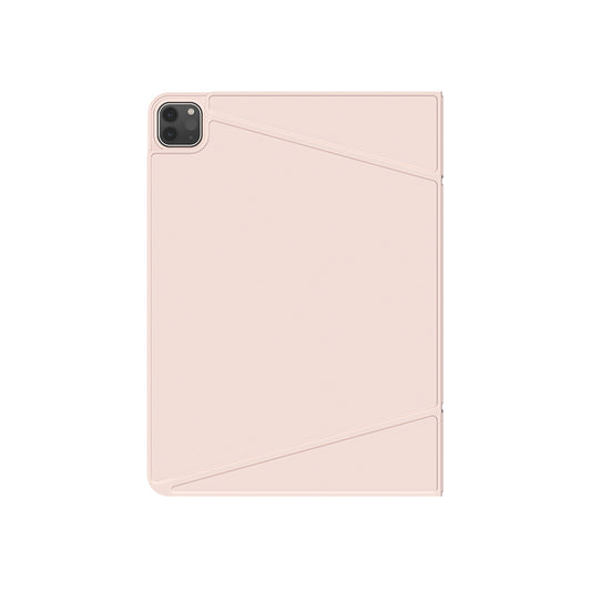 iPad Air 11 2024 Amazingthing Matte Pro Mag Folio Katlanabilir Magnetik Standlı Kılıf Pembe