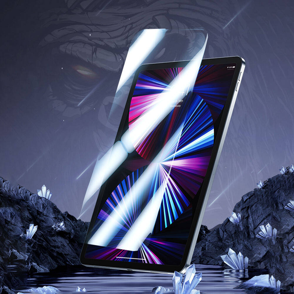 iPad Air 13 2024 Benks OKR Glass Warrior HD Parlak Ekran Koruyucu Şeffaf