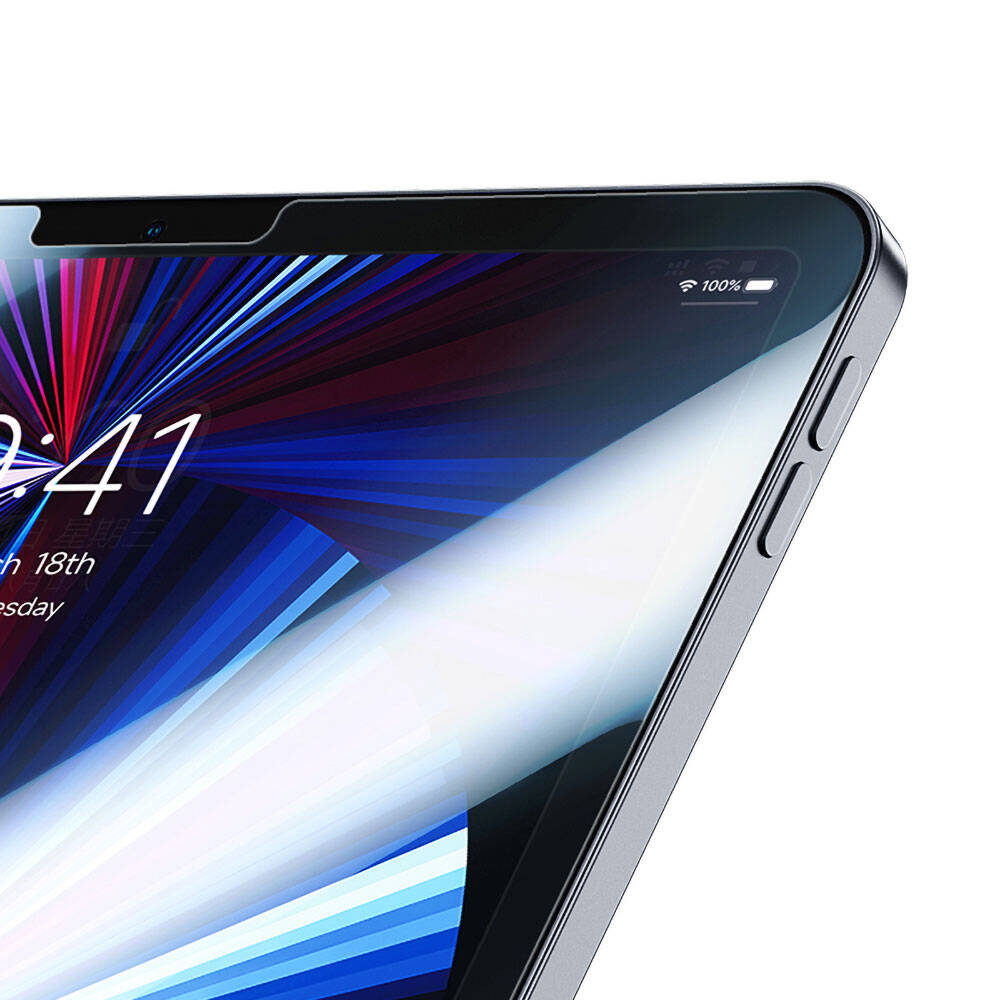 Apple iPad Air 13 2025 M3 Benks OKR Glass Warrior HD Parlak Ekran Koruyucu Şeffaf