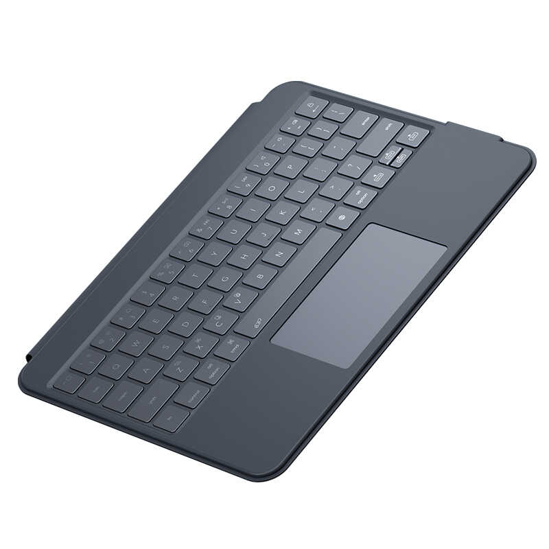 iPad Pro 11 2022 M2 Benks KB01 Kablosuz Klavyeli Kılıf Gri
