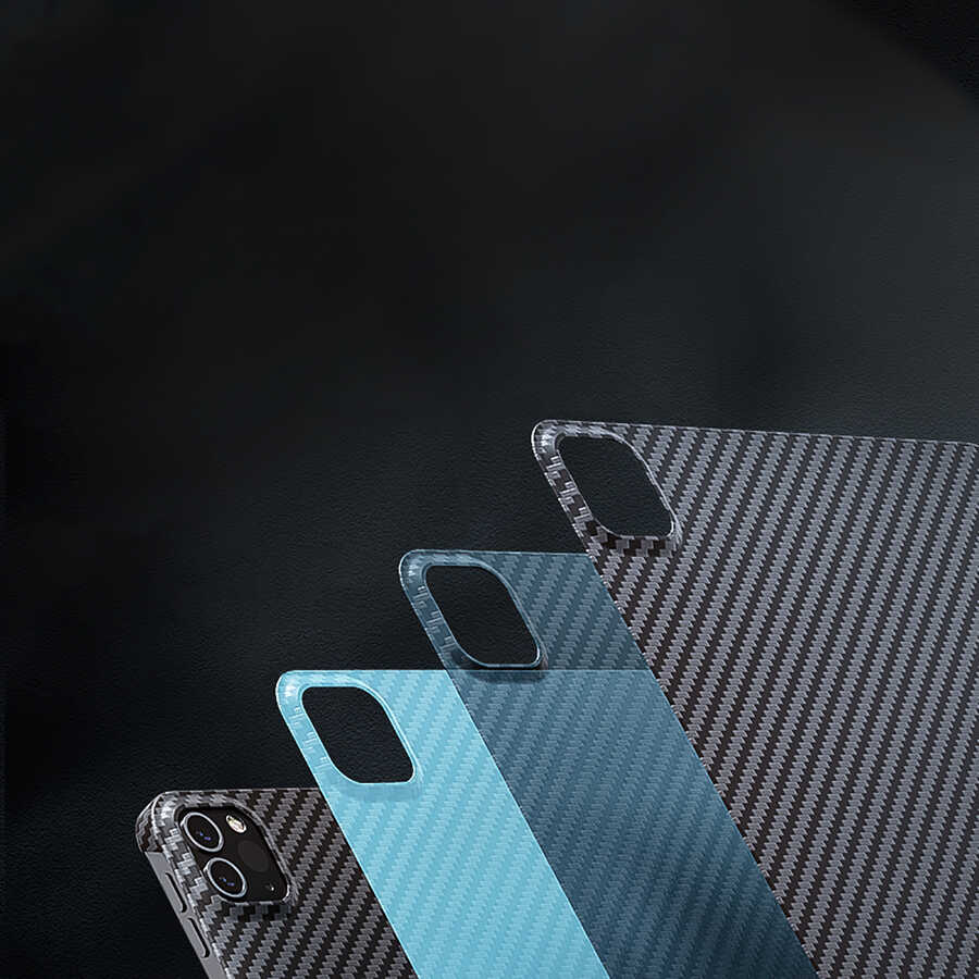 iPad Pro 11 2022 M2 Kılıf Benks Essential Kevlar Karbon Fiber Kılıf Siyah