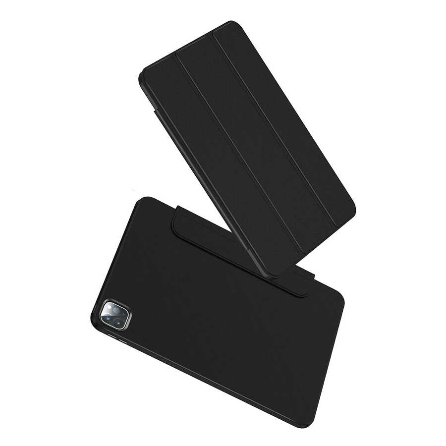 iPad Pro 11 2022 M2 Wiwu Ayrılabilen Magnetik Standlı Tablet Kılıfı Siyah