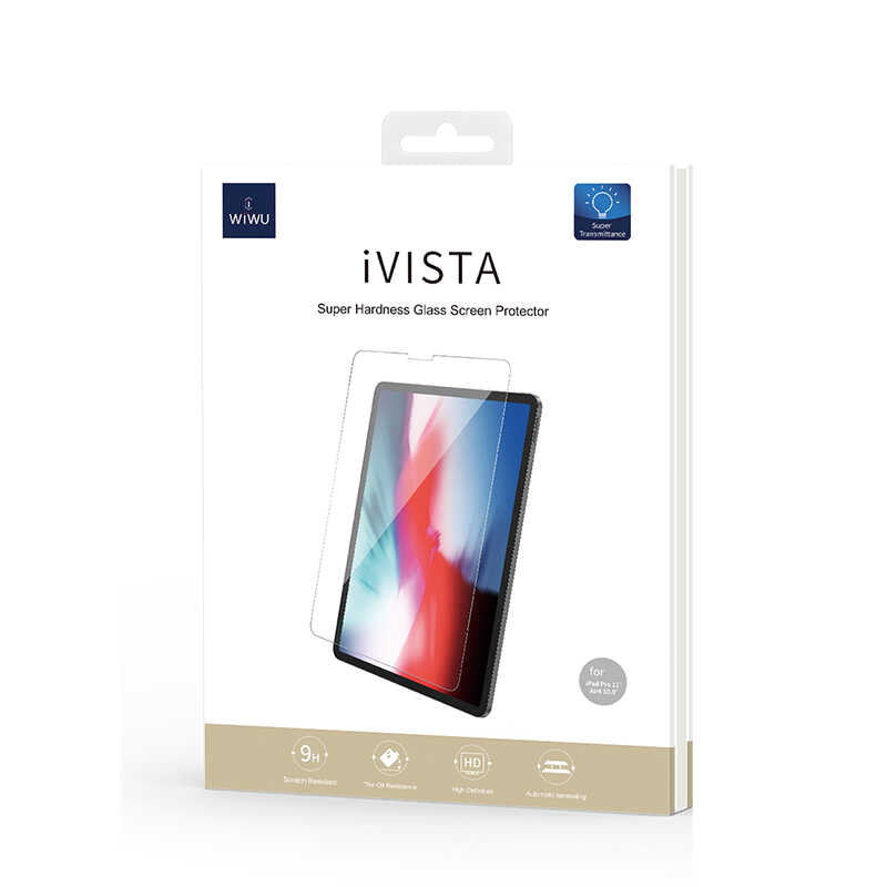 iPad Pro 11 2022 M2 Wiwu iVista 2.5D Glass Ekran Koruyucu Renksiz
