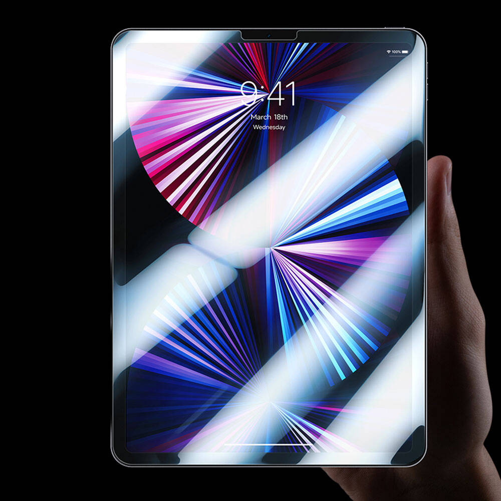 iPad Pro 11 2024 Benks OKR Glass Warrior HD Parlak Ekran Koruyucu Şeffaf