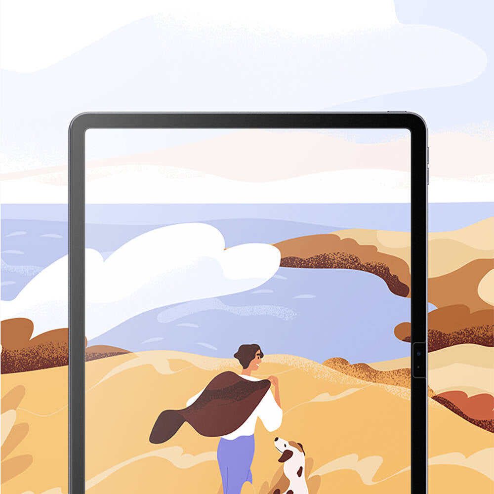 iPad Pro 11 2024 Kağıt Hisli Benks Mat Paper-Like Ekran Koruyucu Şeffaf