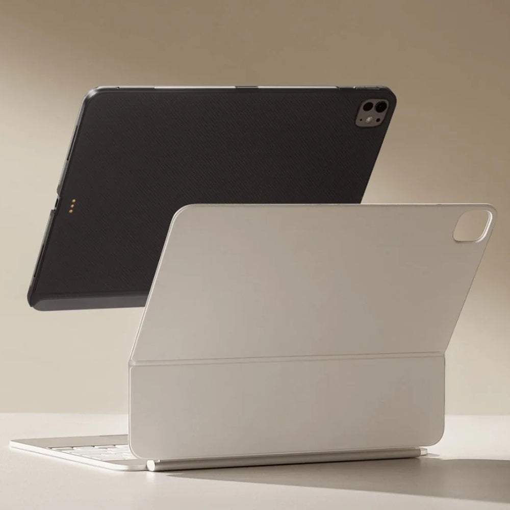 iPad Pro 11 2024 Kılıf Aramid Fiber Pitaka Ultra-Slim Classic Serisi Tablet Kılıf Siyah