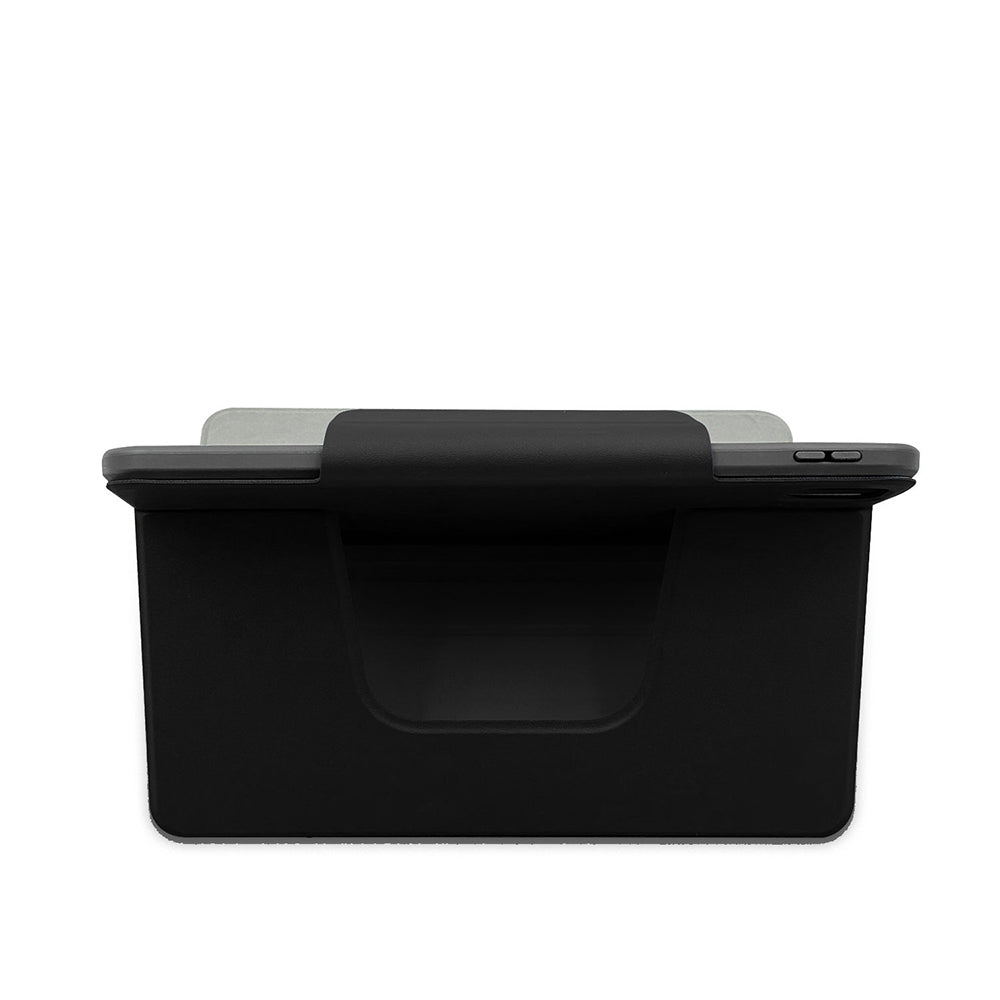 iPad Pro 11 2024 Raptic Spin Detachable Folio PU Ayrılabilir Kalem Bölmeli Standlı Kılıf Siyah