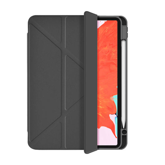 iPad Pro 11 2024 Wiwu 360° Dönebilen Standlı Magnetik Koruyucu Tablet Kılıfı Gri