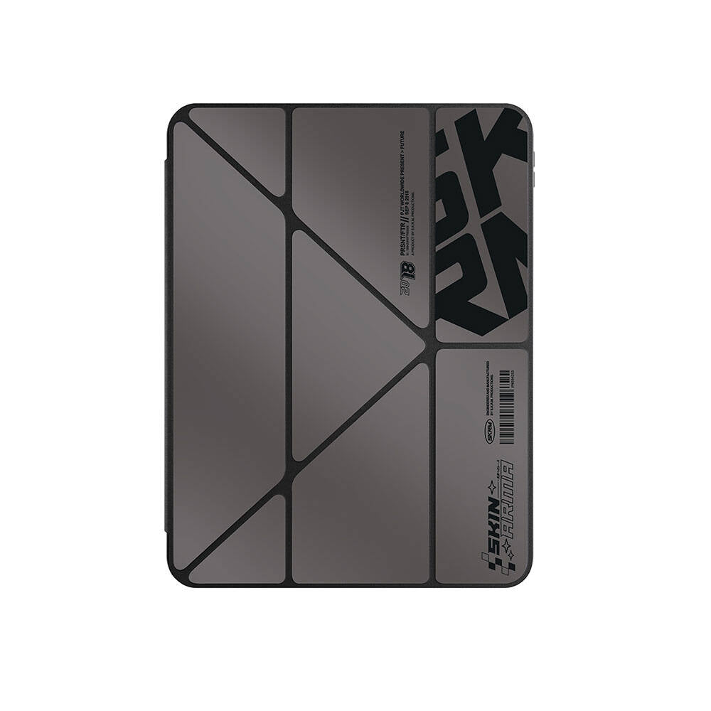 Apple iPad Pro 11 2025 M5 Kılıf SkinArma Holografik Tasarımlı Arkası Şeffaf Çıkarılabilir Magnetik Kira Kobai Kılıf