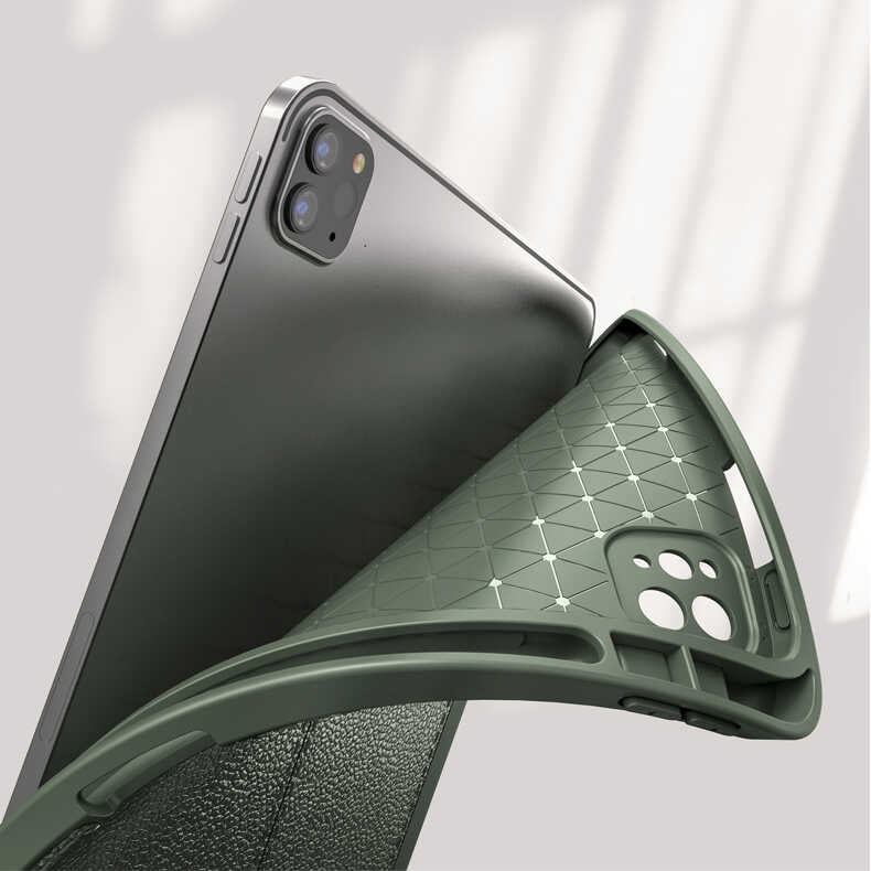 iPad Pro 12.9 2022 M2 Kılıf Wlons Tablet Kılıf Lacivert