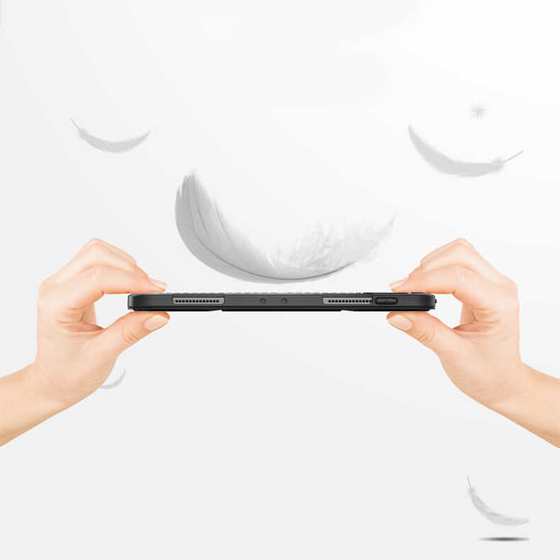iPad Pro 12.9 2022 M2 Kılıf Wlons Tablet Kılıf Koyu Yeşil