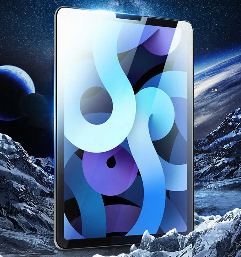 iPad Pro 12.9 2022 M2 Wiwu iVista 2.5D Glass Ekran Koruyucu Renksiz