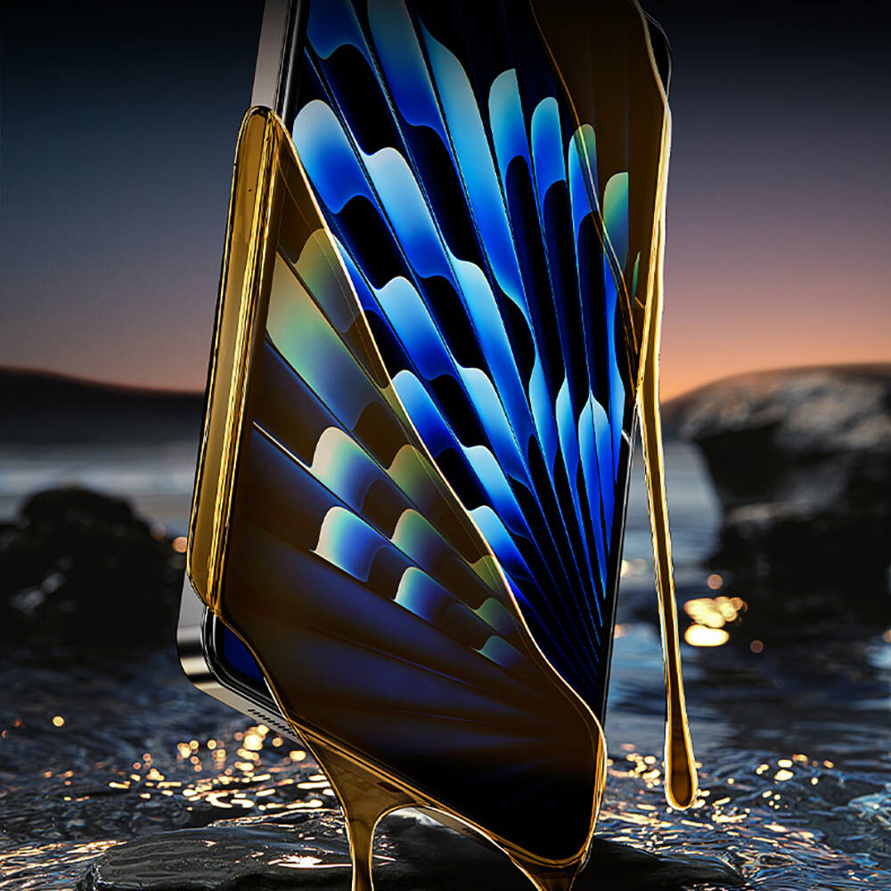 iPad Pro 13 2024 Benks King Kong Eğimli Kenar Oleofobik Özellikli Temperli Cam Ekran Koruyucu Şeffaf