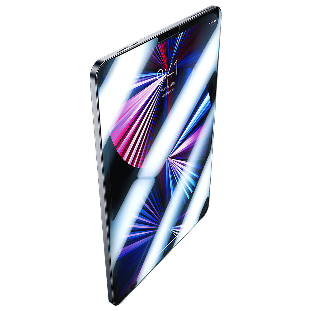 iPad Pro 13 2024 Benks OKR Glass Warrior HD Parlak Ekran Koruyucu Şeffaf