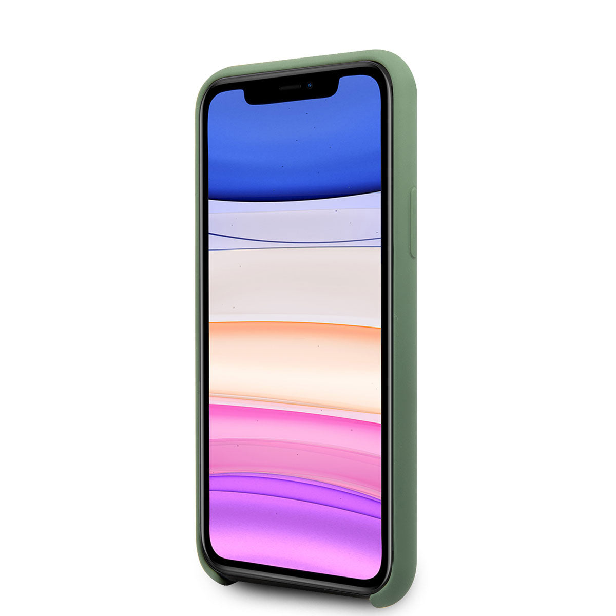 iPhone 11 Kılıf U.S. POLO ASSN. Silikon Büyük Logo Dizayn Kılıf Yeşil