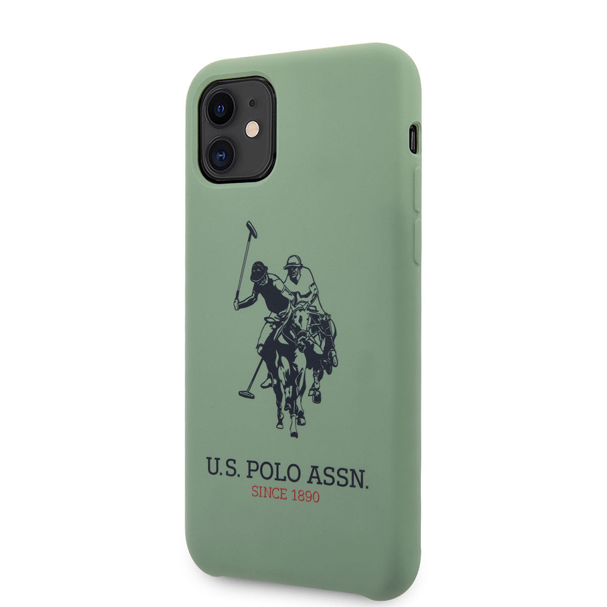 iPhone 11 Kılıf U.S. POLO ASSN. Silikon Büyük Logo Dizayn Kılıf Siyah