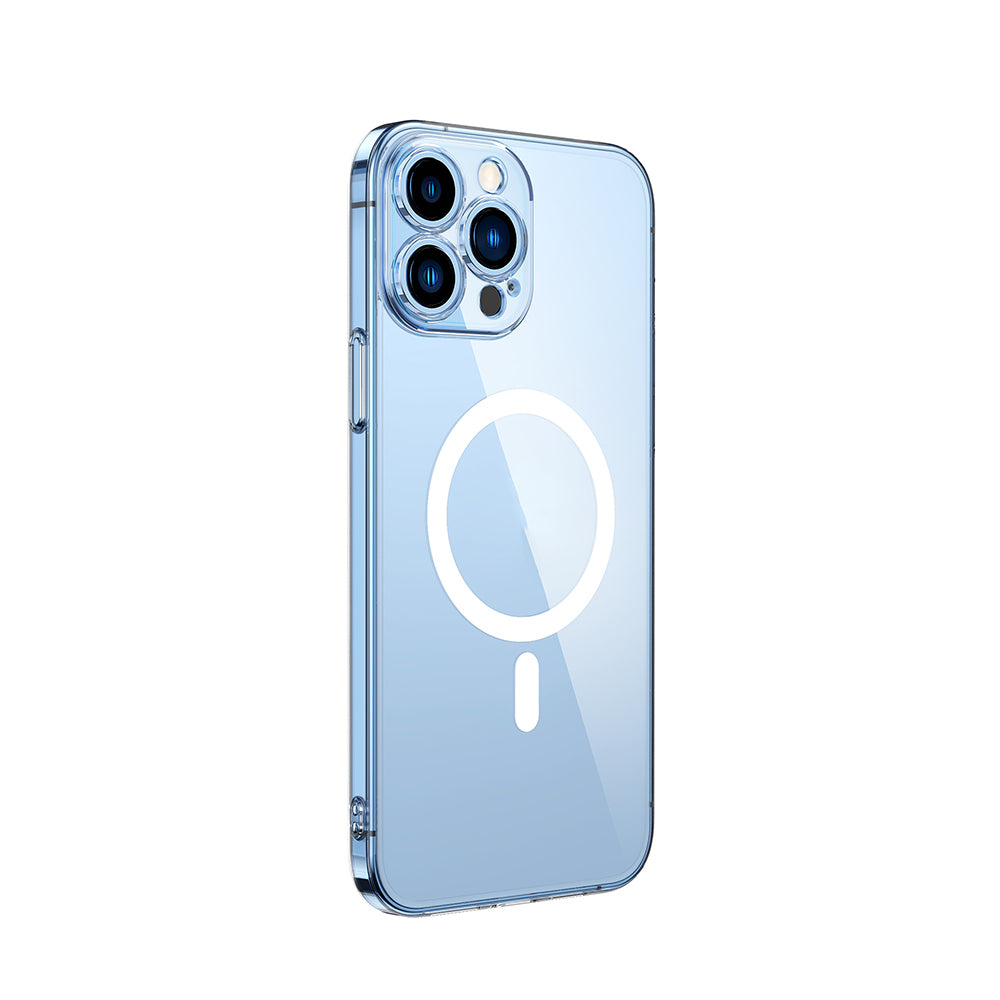 Apple iPhone 11 Pro Kamera Korumalı M-Safe Şarj Özellikli Şeffaf Zore London Sert PC Kapak
