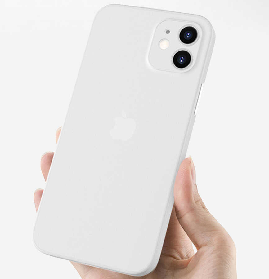 iPhone 11 Pro Max Kılıf Wiwu Skin Nano PP Kılıf Transparan Siyah