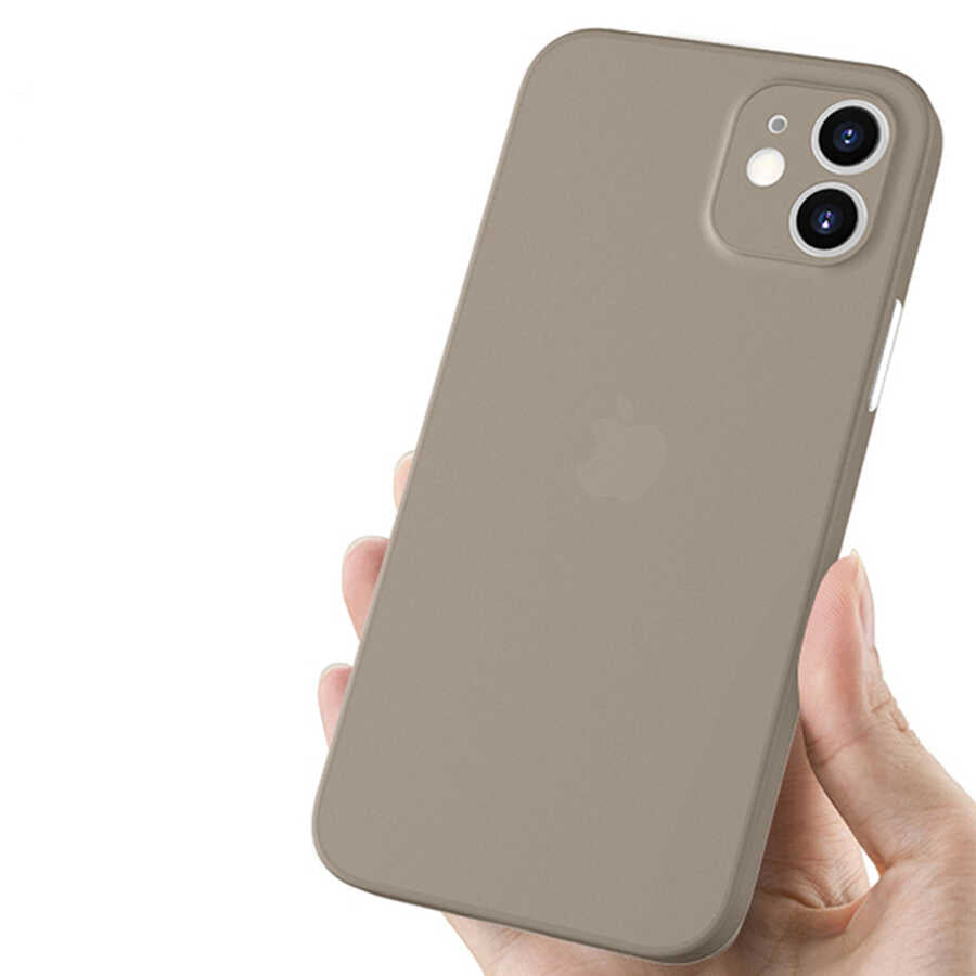 iPhone 11 Pro Max Kılıf Wiwu Skin Nano PP Kılıf Transparan Siyah
