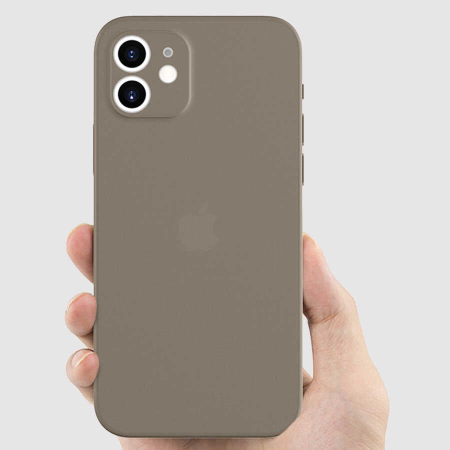 iPhone 11 Pro Max Kılıf Wiwu Skin Nano PP Kılıf Transparan Siyah