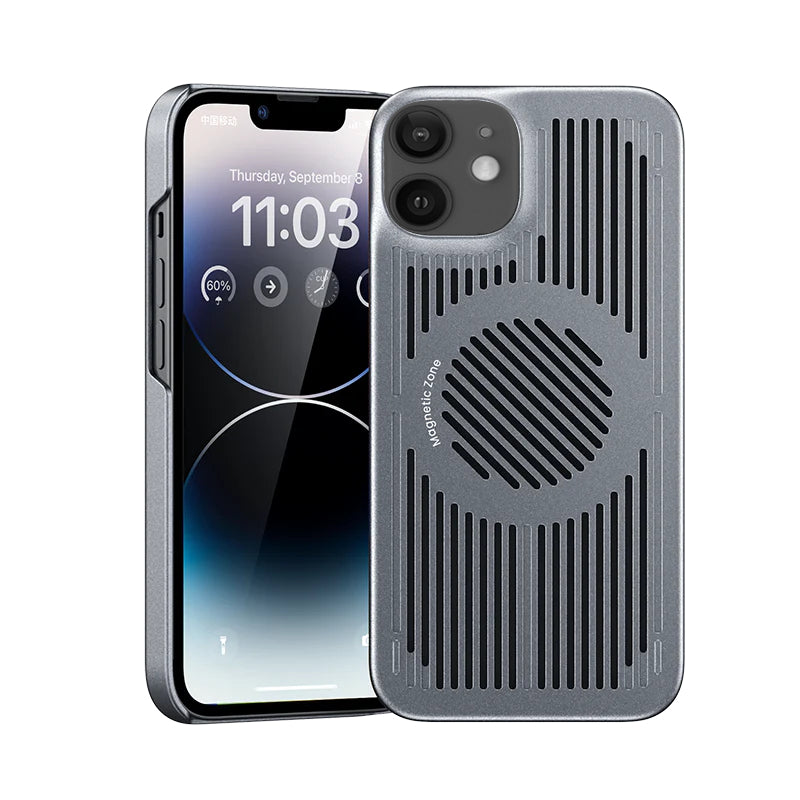 Apple iPhone 12 Kılıf M-safe Şarj Özellikli Soğutucu Benks Biliz Kapak