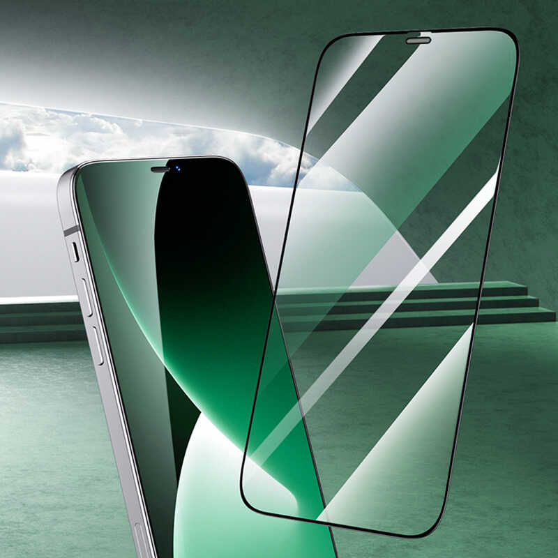 iPhone 12 Mini Benks 0.3mm V Pro Dust Proof Green Light Ekran Koruyucu Renksiz