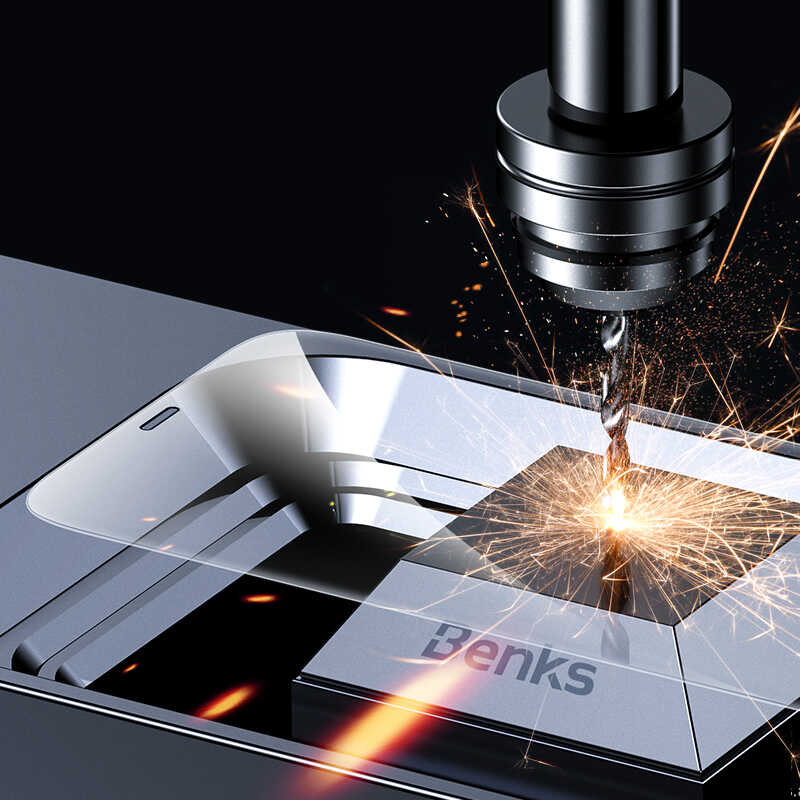 iPhone 12 Mini Benks OKR+Dust Proof Ekran Koruyucu Renksiz