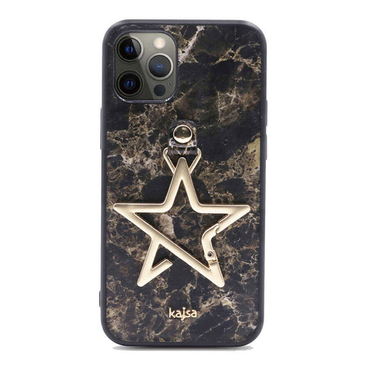 Apple iPhone 12 Pro Kılıf Kajsa Starry Serisi Marble Kapak