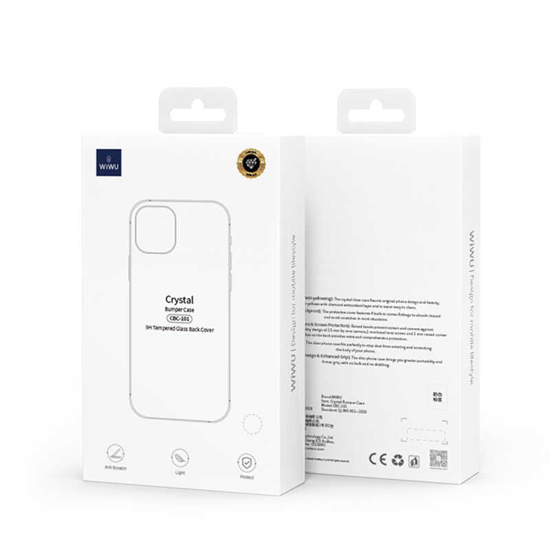 iPhone 12 Pro Kılıf Wiwu Magnetic Crystal Kılıf Renksiz