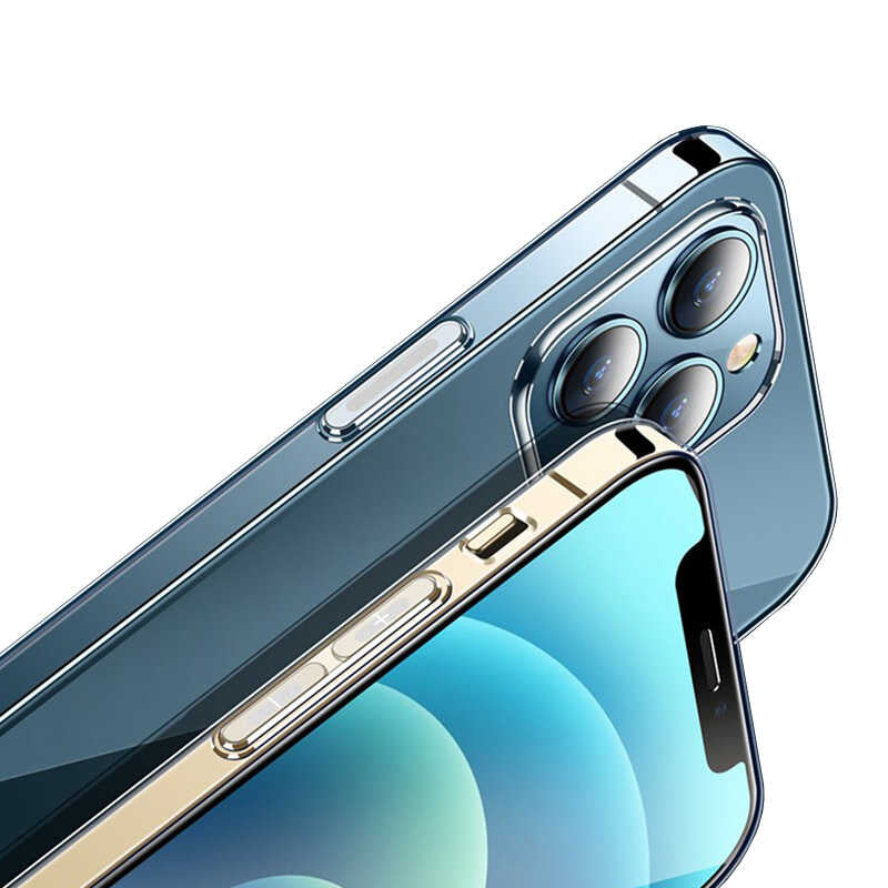 iPhone 12 Pro Kılıf Wiwu Magnetic Crystal Kılıf Renksiz