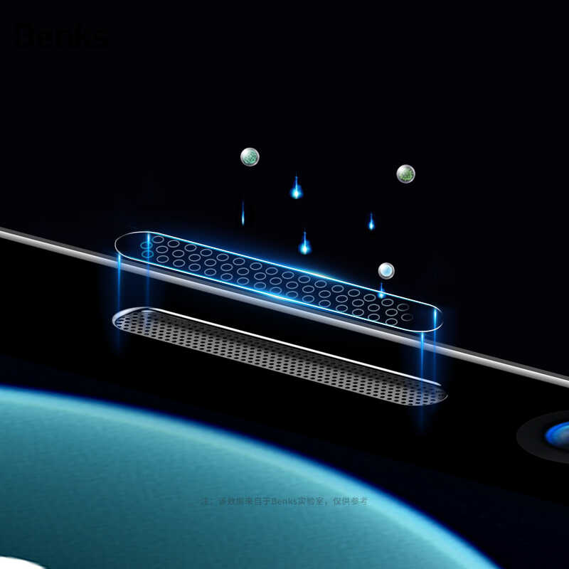 iPhone 12 Pro Max Benks V Pro Plus Şeffaf Ekran Koruyucu Siyah