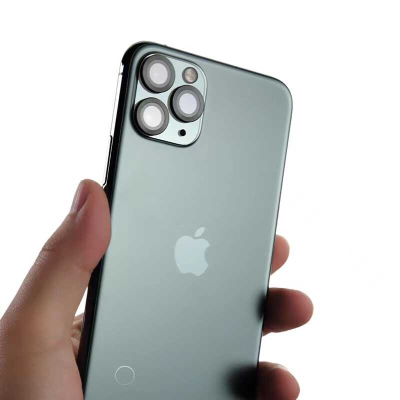 iPhone 12 Pro Max Go Des Eagle Kamera Lens Koruyucu Mavi Açık