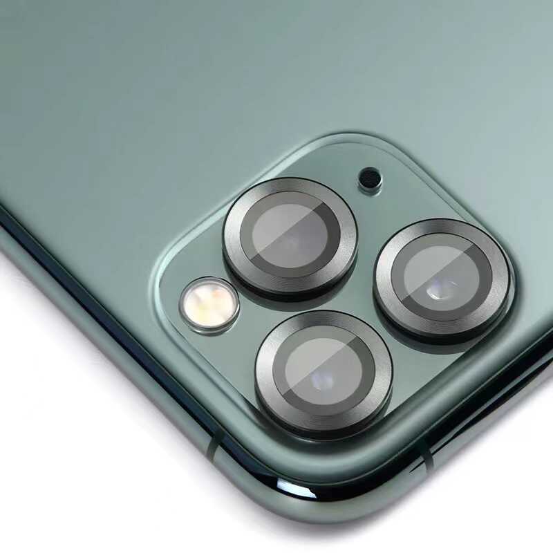iPhone 12 Pro Max Go Des Eagle Kamera Lens Koruyucu Mavi Açık